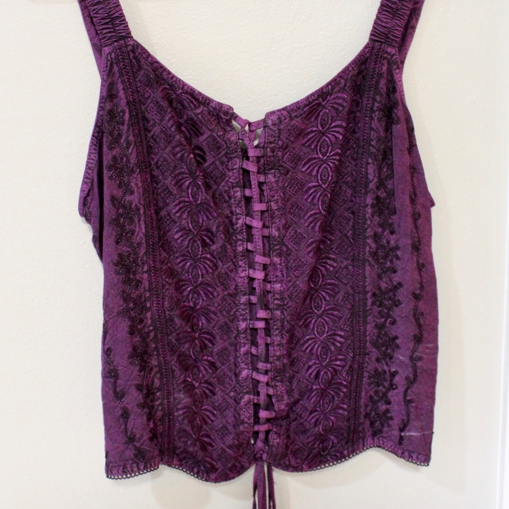 Hand dyed Knit Tanktop